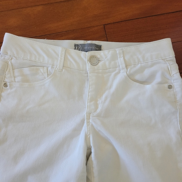 Wit & Wisdom absolution white ankle pants twill womens size 6 - Picture 4 of 6